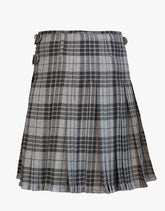 Women's Grey Tartan Kilt - Grey Watch Tartan Kilt - Scottish Kilt Jacket™ USA-UK
